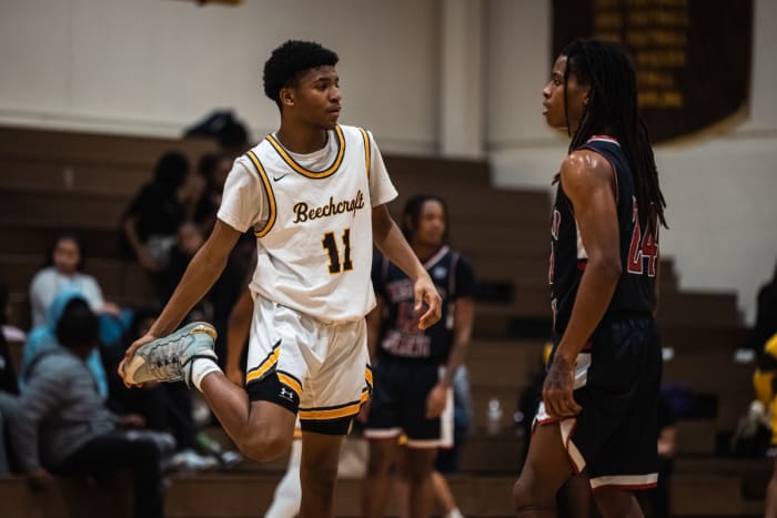 Beechcroft vs Eastmoor Academy boys basketball 020923 Gabe Haferman12